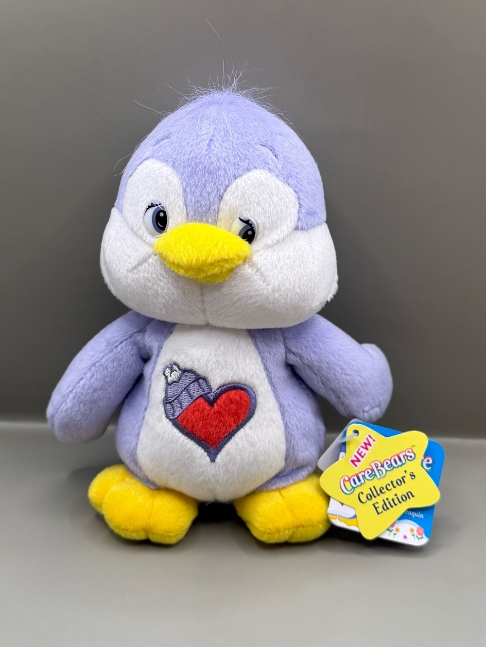 NWT VTG Care Bear Cousins Cozy Heart Penguin Plush Stuffed Animal 2004